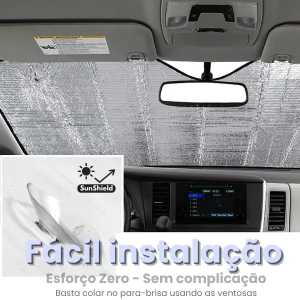 SunShield™ - Protetor Solar Frontal Divertido para Carros