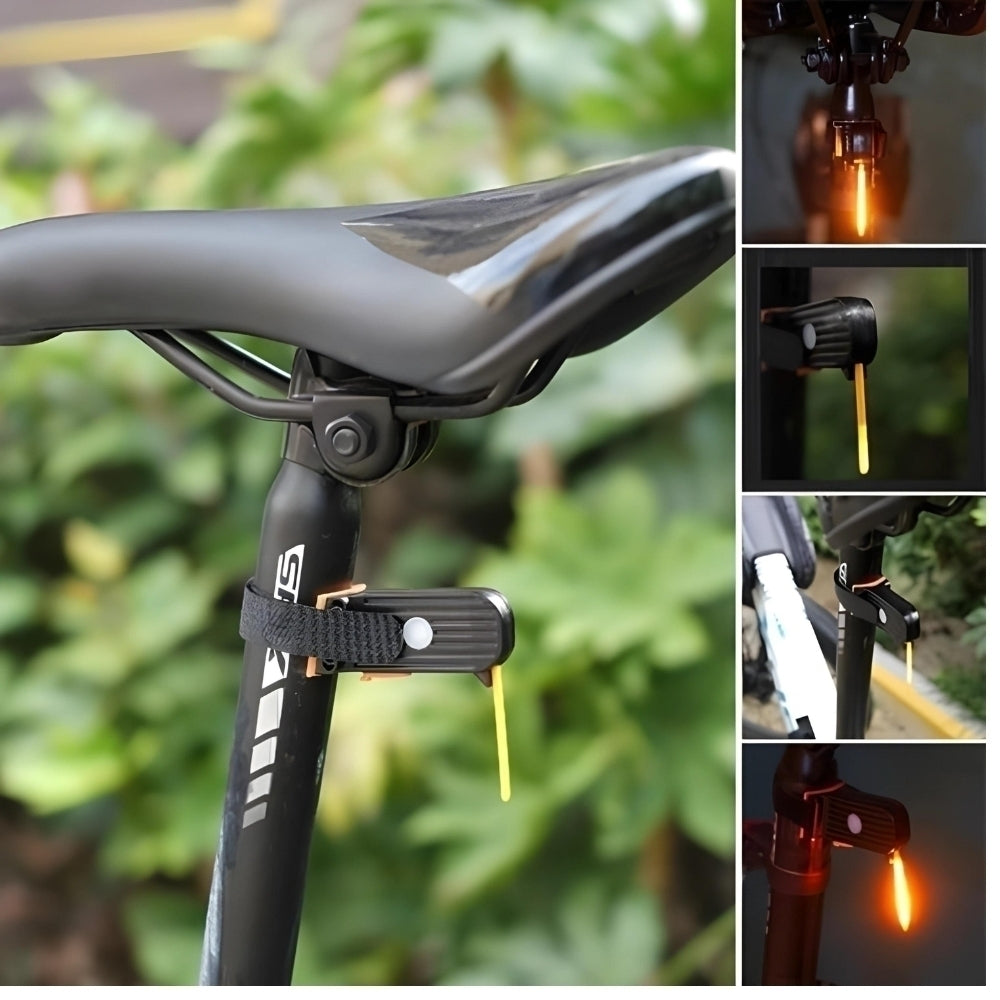 Sinalizador P/ Bike de Led Recarregável Traseira